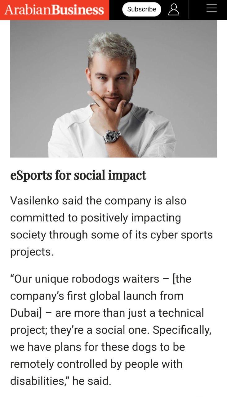 Arabian Business — True Gamers